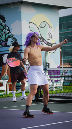 Rooftop Pickleball Party in Downtown Austin with Optional Drink Package image 5