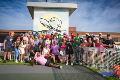 Rooftop Pickleball Party in Downtown Austin image 1