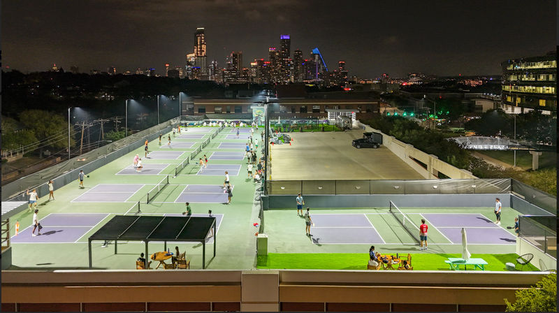 Rooftop Pickleball Party in Downtown Austin image 9