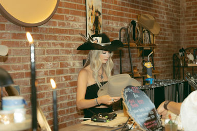 Tack and Tulle: Custom Western Hat Bar Experience in Charlotte image 24