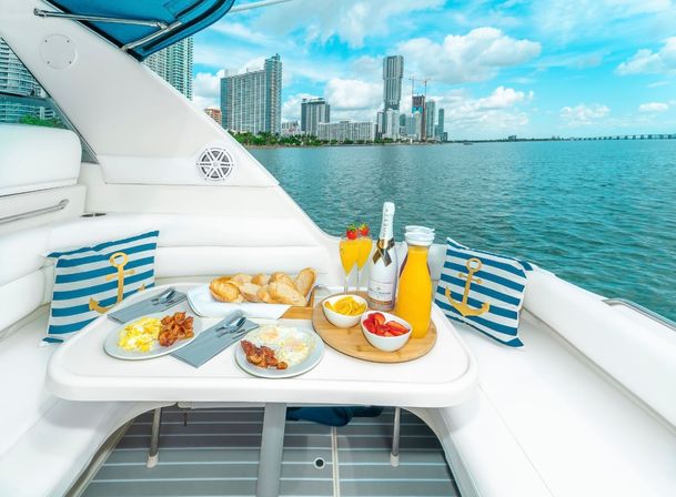 Private BYOB Yacht Party on 40ft Sea Ray Yacht with Complimentary Bottle of Champagne image 20
