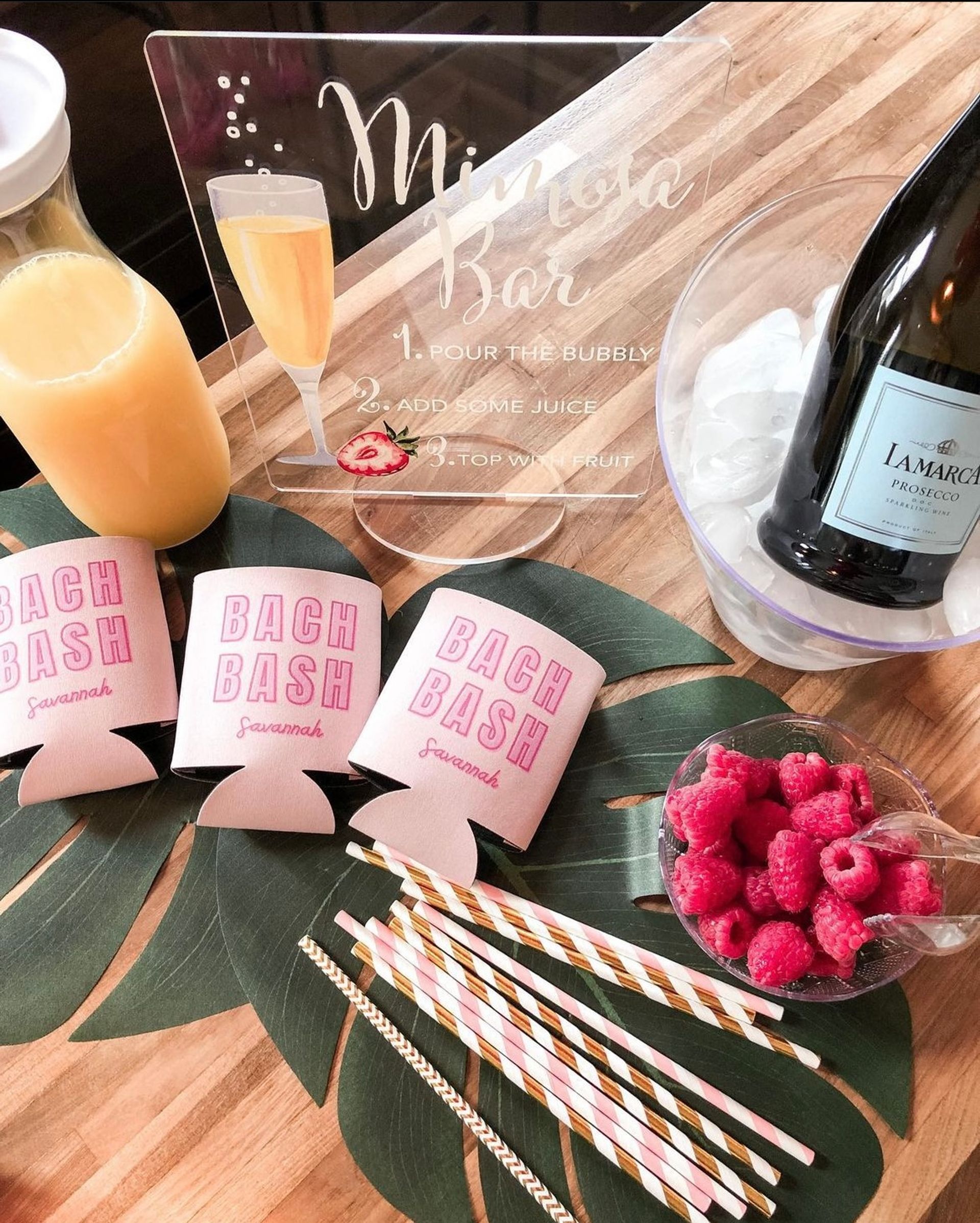 Insta-worthy Luxury Mimosa Bar Setup with Champagne image 1