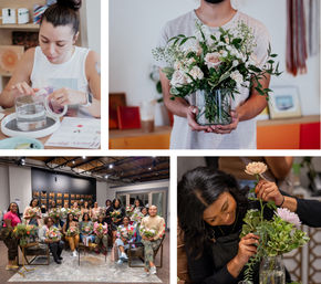 Fresh Floral Arrangement Class with Blooming Blossoms image 10