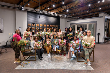 Fresh Floral Arrangement Class with Blooming Blossoms image 9