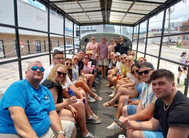 Party On Wheels: Open-Air BYOB Party Bus Tour with Bartender On Board image 6