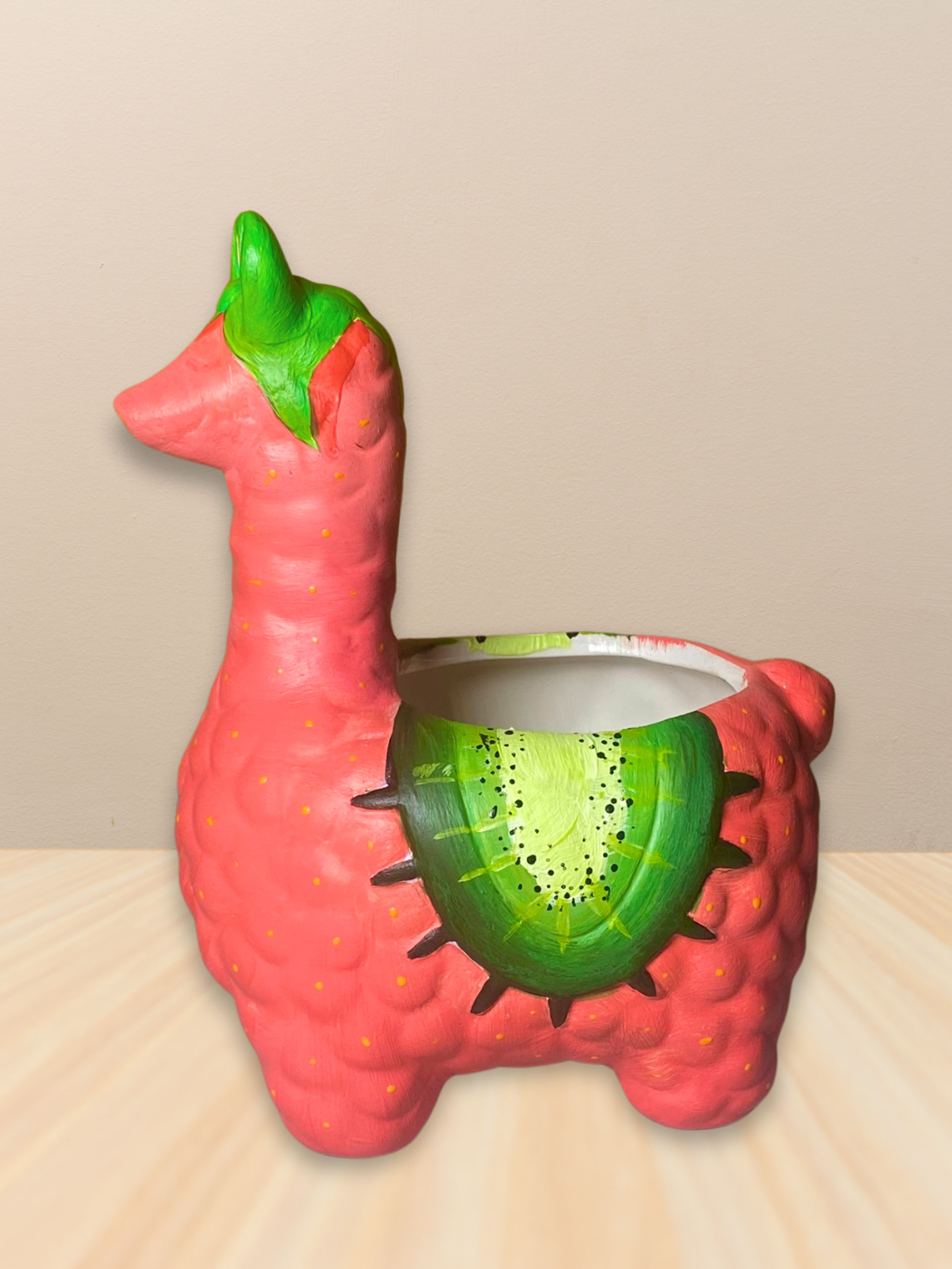 Paint Your Own Ceramic Llama Planter & Virtual Llama Encounter image 2