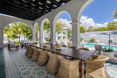 Villa Raes: Old-World Charm Meets Quiet Luxury with Pool + Pickleball Court image 3