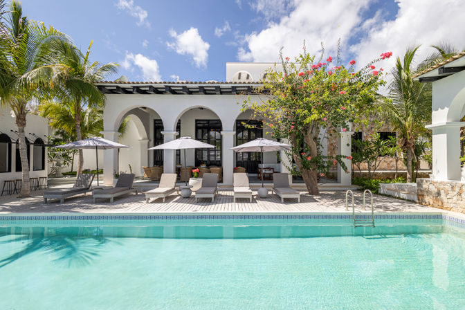 Villa Raes: Old-World Charm Meets Quiet Luxury with Pool + Pickleball Court image 10