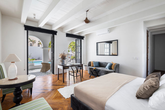 Villa Raes: Old-World Charm Meets Quiet Luxury with Pool + Pickleball Court image 29