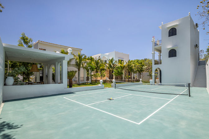 Villa Raes: Old-World Charm Meets Quiet Luxury with Pool + Pickleball Court image 4