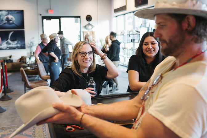 Hats Up & Party On: A Custom Hat Building Experience image 8