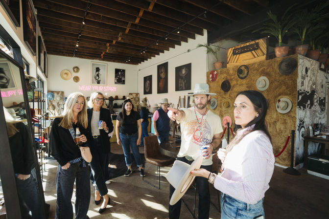 Hats Up & Party On: A Custom Hat Building Experience image 10
