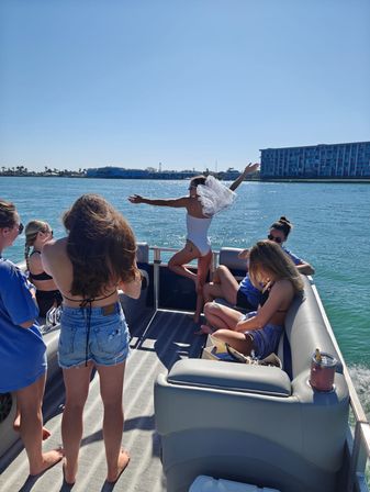 BYOB Pontoon Party Boat in St. Pete with Expert Crew, Scenic Views, Insta-Worthy Floats, and More! image 5