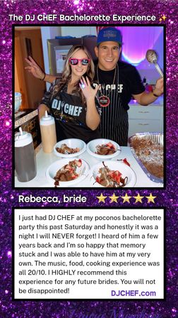 The DJ CHEF Bachelorette Experience: Seen on Bravo, MTV & Food Network image 19