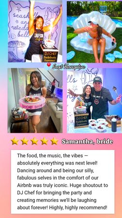 The DJ CHEF Bachelorette Experience: Seen on Bravo, MTV & Food Network image 9
