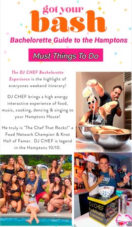 The DJ CHEF Bachelorette Experience: Seen on Bravo, MTV & Food Network image 13