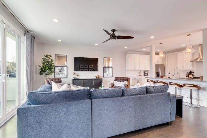 Urban Cowboy Getaway: 3BR Stay with Fire Pit, Rooftop Terrace & City Views image 5
