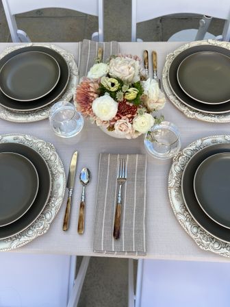 Backyard Picnic Party with Tablescape Setup, Lighting & More (BYOB) image 5