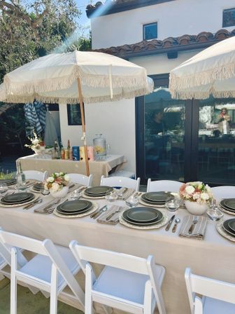 Backyard Picnic Party with Tablescape Setup, Lighting & More (BYOB) image 3