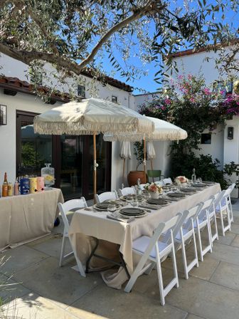 Backyard Picnic Party with Tablescape Setup, Lighting & More (BYOB) image 2