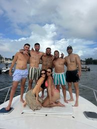 High Energy Sandbar Party: 37' Yacht Charter Fort Lauderdale image 1