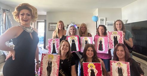 Book Your Drag Queen Sip and Paint Private Party at Your Location!  image 2