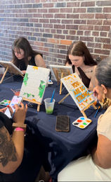 Paint and Sip: Exclusive Private Painting Party with Pre-Drawn Designs image 1