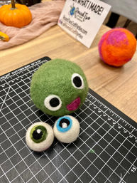 Eco-Friendly Needle Felting Craft Class: Make Dryer Balls, Ornaments, Puppets & More image 10