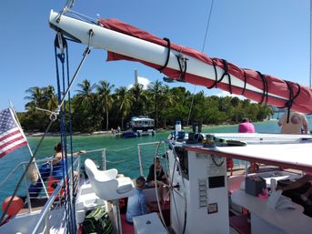 Miami Beach Boat Party on the Great White Catamaran image 4