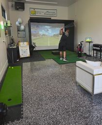 High-End Mobile Golf Simulator Delivered to Your Event: Set-Up & Take Down Included image 1