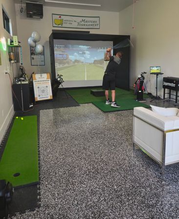 High-End Mobile Golf Simulator Delivered to Your Event: Set-Up & Take Down Included image 1