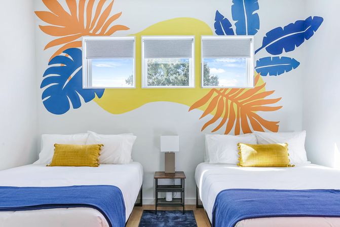 The Jungle House: A Modern, Vibrant Oasis with Shared Heated Pool and Private Hot Tub image 15