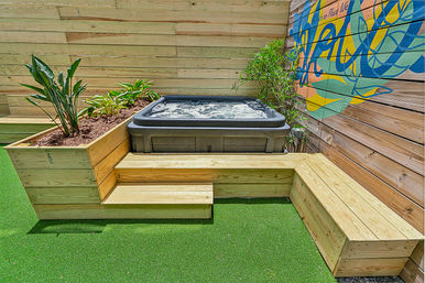 The Jungle House: A Modern, Vibrant Oasis with Shared Heated Pool and Private Hot Tub image 33
