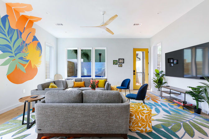 The Jungle House: A Modern, Vibrant Oasis with Shared Heated Pool and Private Hot Tub image 28