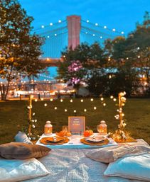 Central Park Iconic Picnic with Silk Floral Arrangements, Faux Floral Garlands, and Custom Luxury Decor Packages with Brunch & Dessert Add-ons image 19
