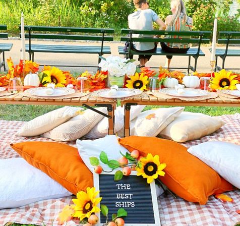 Central Park Iconic Picnic with Silk Floral Arrangements, Faux Floral Garlands, and Custom Luxury Decor Packages with Brunch & Dessert Add-ons image 11