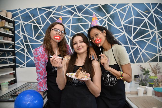 Pottery-Making BYOB Party Palooza with Booze: Sip & Spin with Your Besties image 6