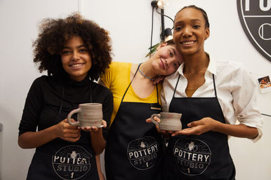 Pottery-Making BYOB Party Palooza with Booze: Sip & Spin with Your Besties image