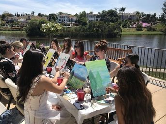 Private Paint & Sip Party with Instructor & Supplies Included (BYOB) image 1