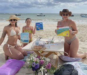 Sip & Paint Picnic Experience: Includes Art Supplies, Food, Drinks + Luxury Setup image 2