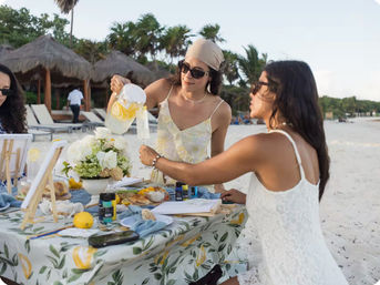 Sip & Paint Picnic Experience: Includes Art Supplies, Food, Drinks + Luxury Setup image 11