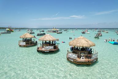 Floating Tiki Bar Daytime Party Cruises & Crab Island Excursions image 6