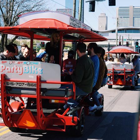 Pedal, Party, and Explore Nashville on the Sprocket Rocket Party Bike image 5