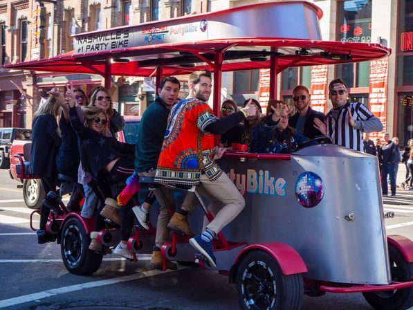 Pedal, Party, and Explore Nashville on the Sprocket Rocket Party Bike image 1