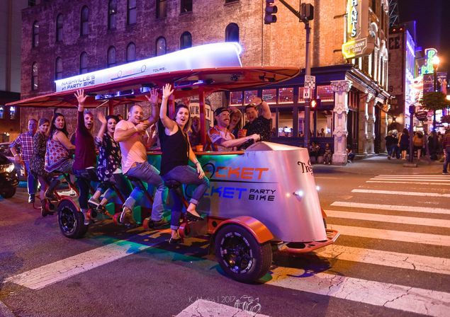 Pedal, Party, and Explore Nashville on the Sprocket Rocket Party Bike image 13