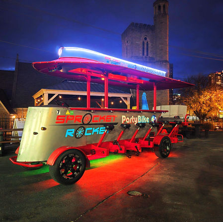 Pedal, Party, and Explore Nashville on the Sprocket Rocket Party Bike image 15