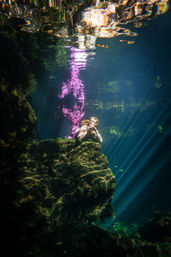 Mermaid Portrait: Underwater Photoshoot in a Cenote image 11