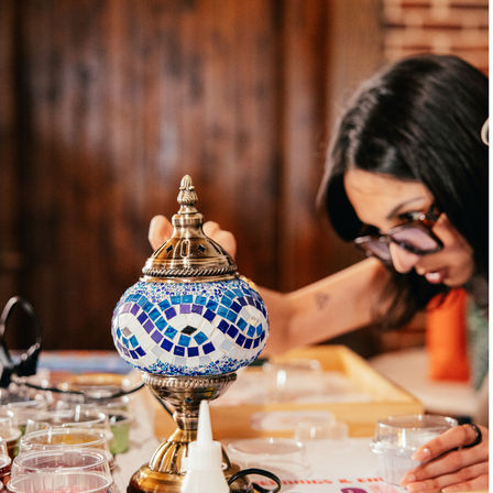 Immersive Mosaic Lamp Workshop image 1