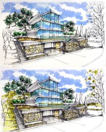 Elite Wine & Design Evening: Beginner-Friendly Architectural Drawing Class image 2