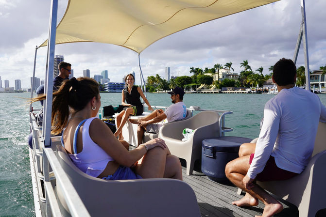 Flyboard, Tube & Cruise in Miami with Your Own Private Party Boat Adventure image 4
